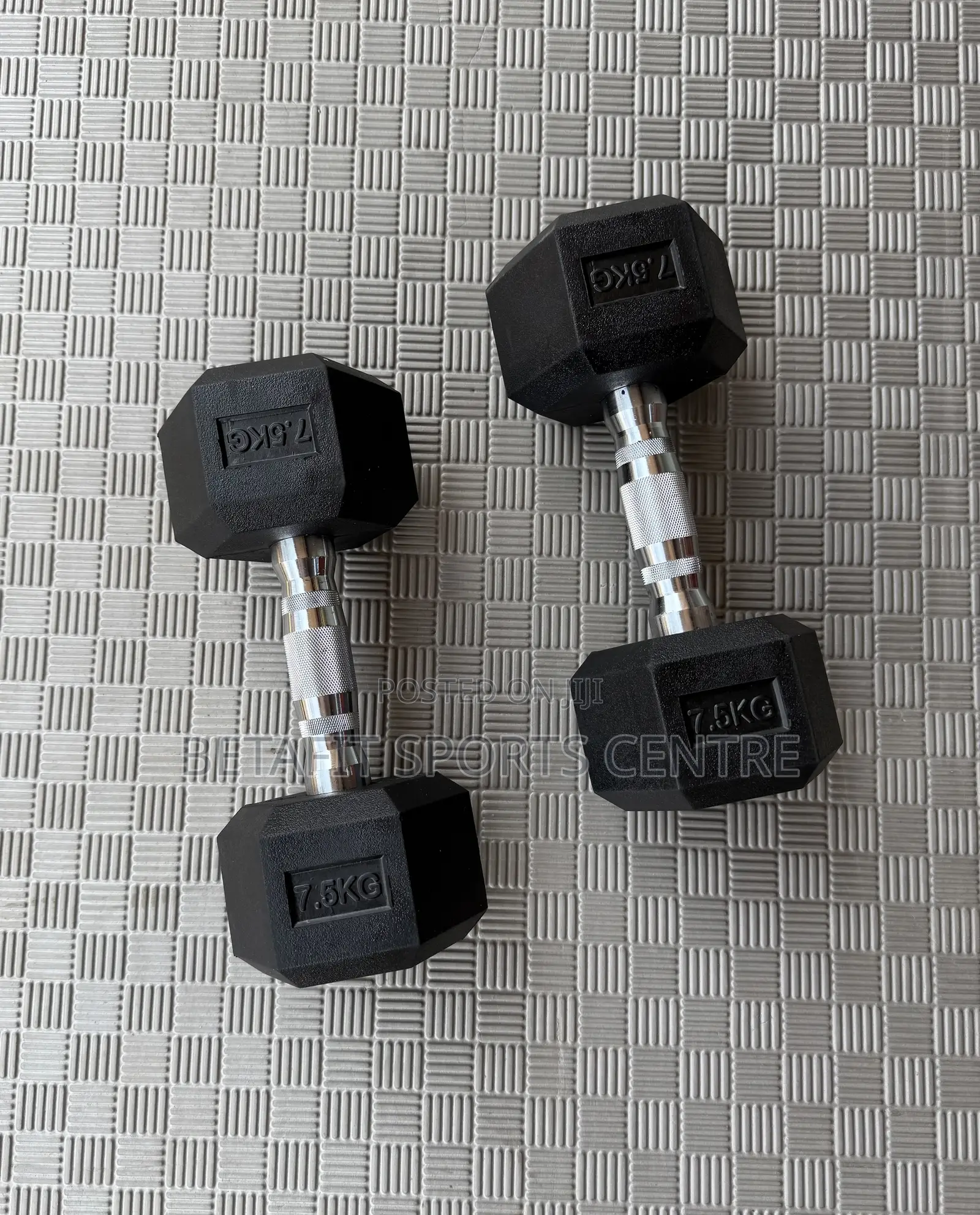 Hexagon Dumbbells 7.5kg Pair