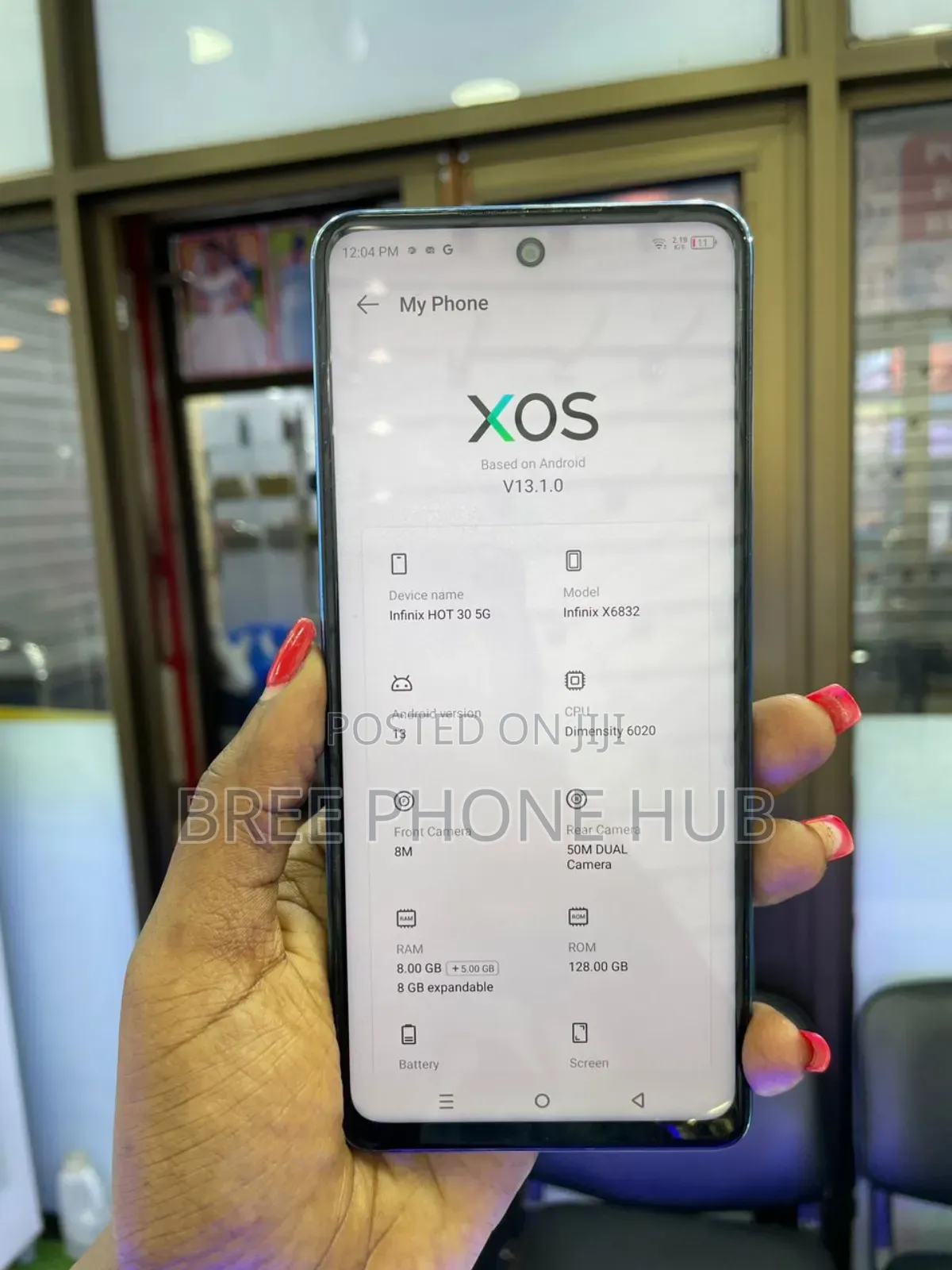 Infinix Hot 30 5G 128 GB Blue