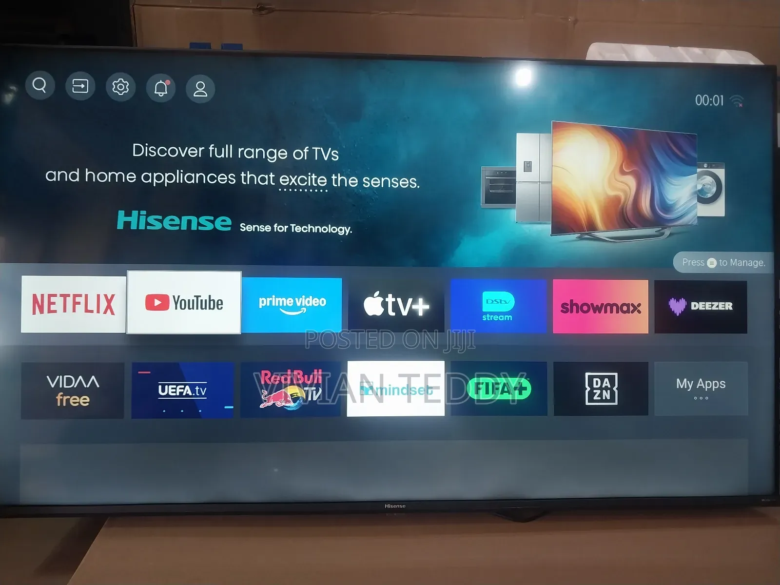 Hisense Smart 55" Uhd