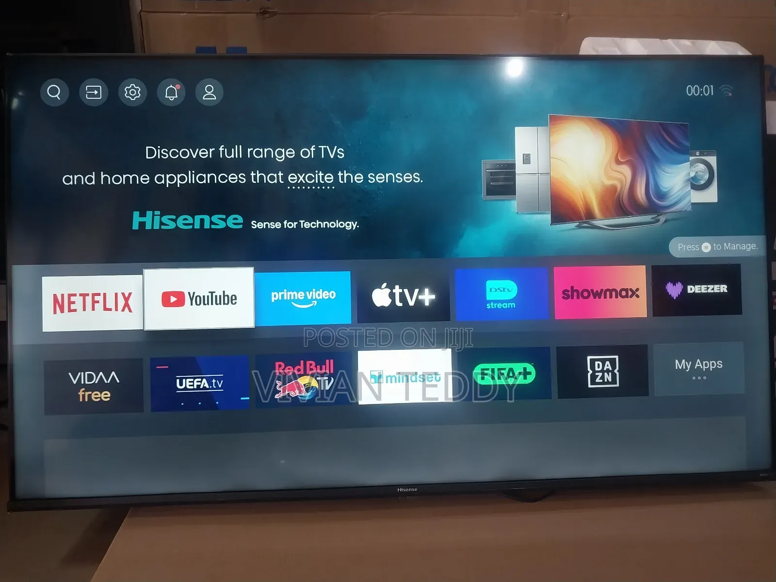 Hisense Smart 55" Uhd