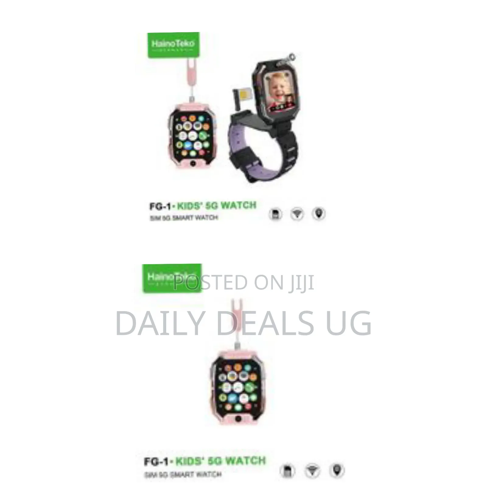 Haino Teko Hainoteko Fg-1 Kids' 5g Smart Watch With Sim Card Support