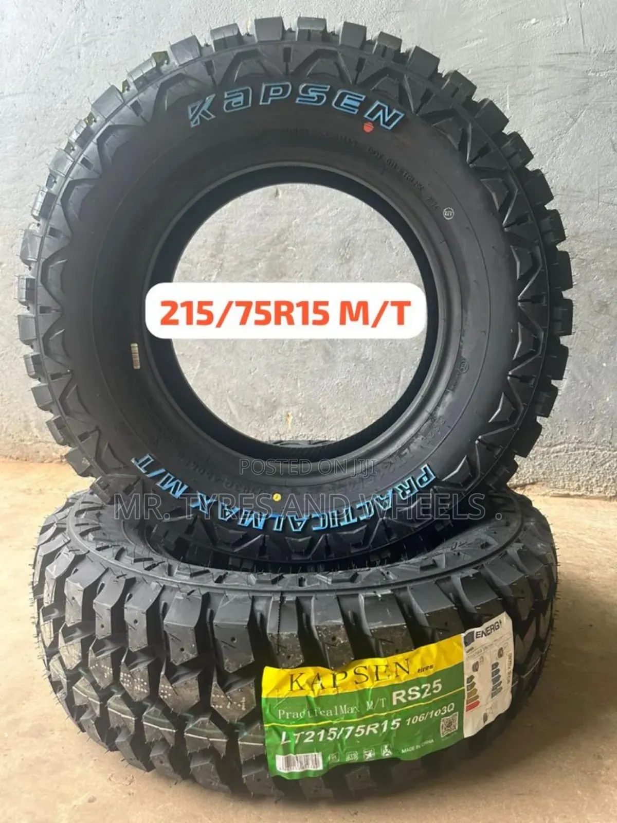 215 75 R15 Kapsin Mt Available in Stock Now Incase U Hv a Super Custom