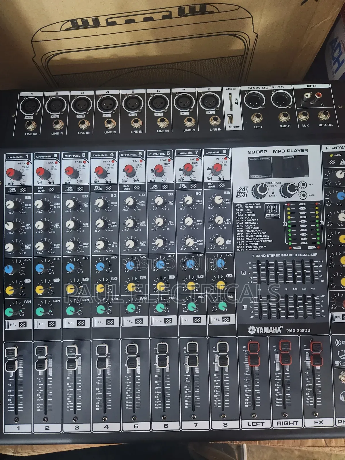 Yamaha Amp Mixer 8 Channel
