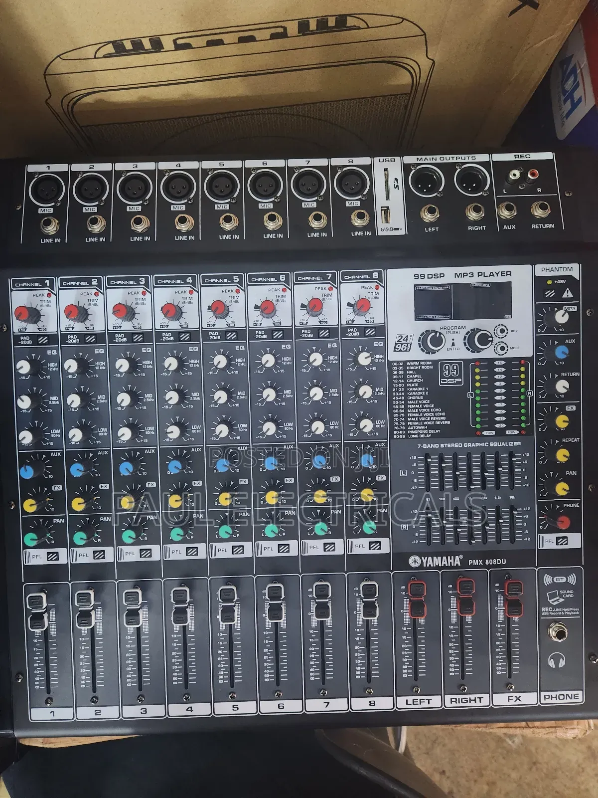 Yamaha Amp Mixer 8 Channel