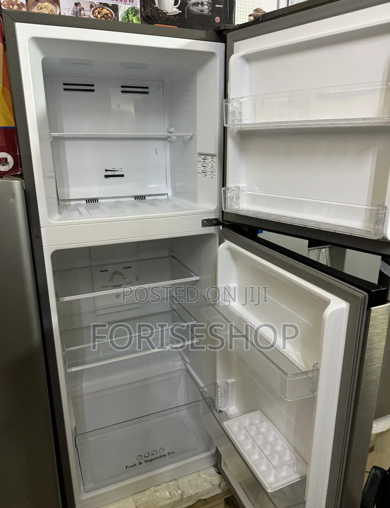 Hisense 266 Litres Double Door Fridge Frost Free
