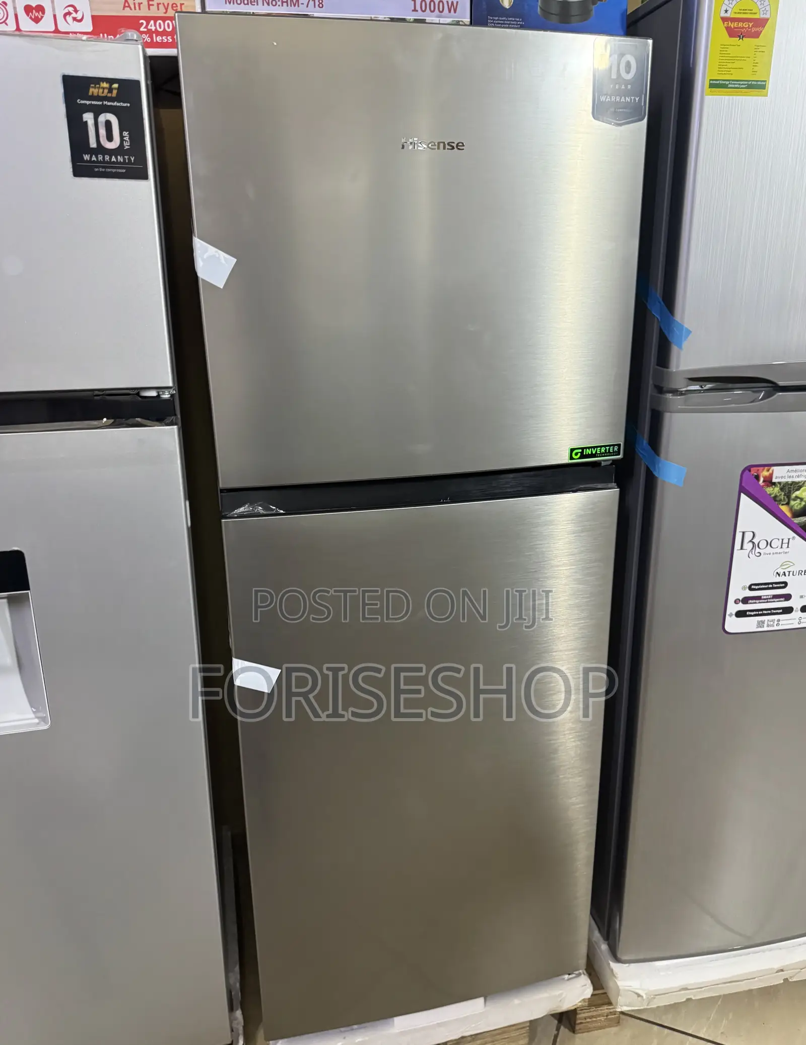 Hisense 266 Litres Double Door Fridge Frost Free