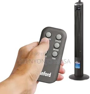 Sanford 46-Inch Tower Fan–55w Powerful Cooling Fan With Remote Control