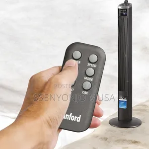 Sanford 46-Inch Tower Fan–55w Powerful Cooling Fan With Remote Control