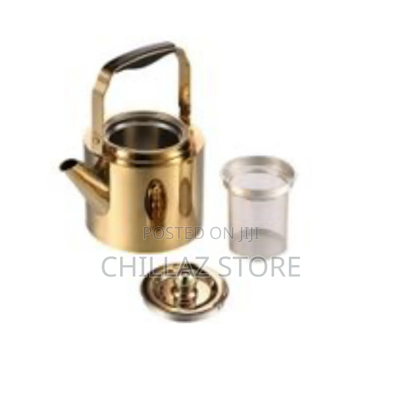 3l Gold Stove Whistling Kettle.