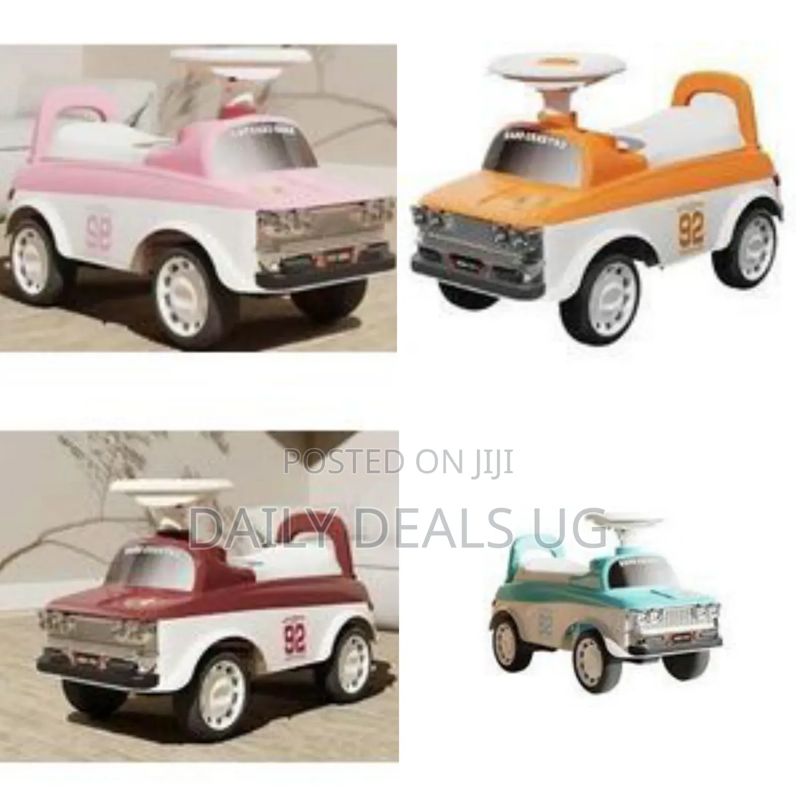 Baby Ride on Car for Kids With Lights, Music, Backrest Storage Space