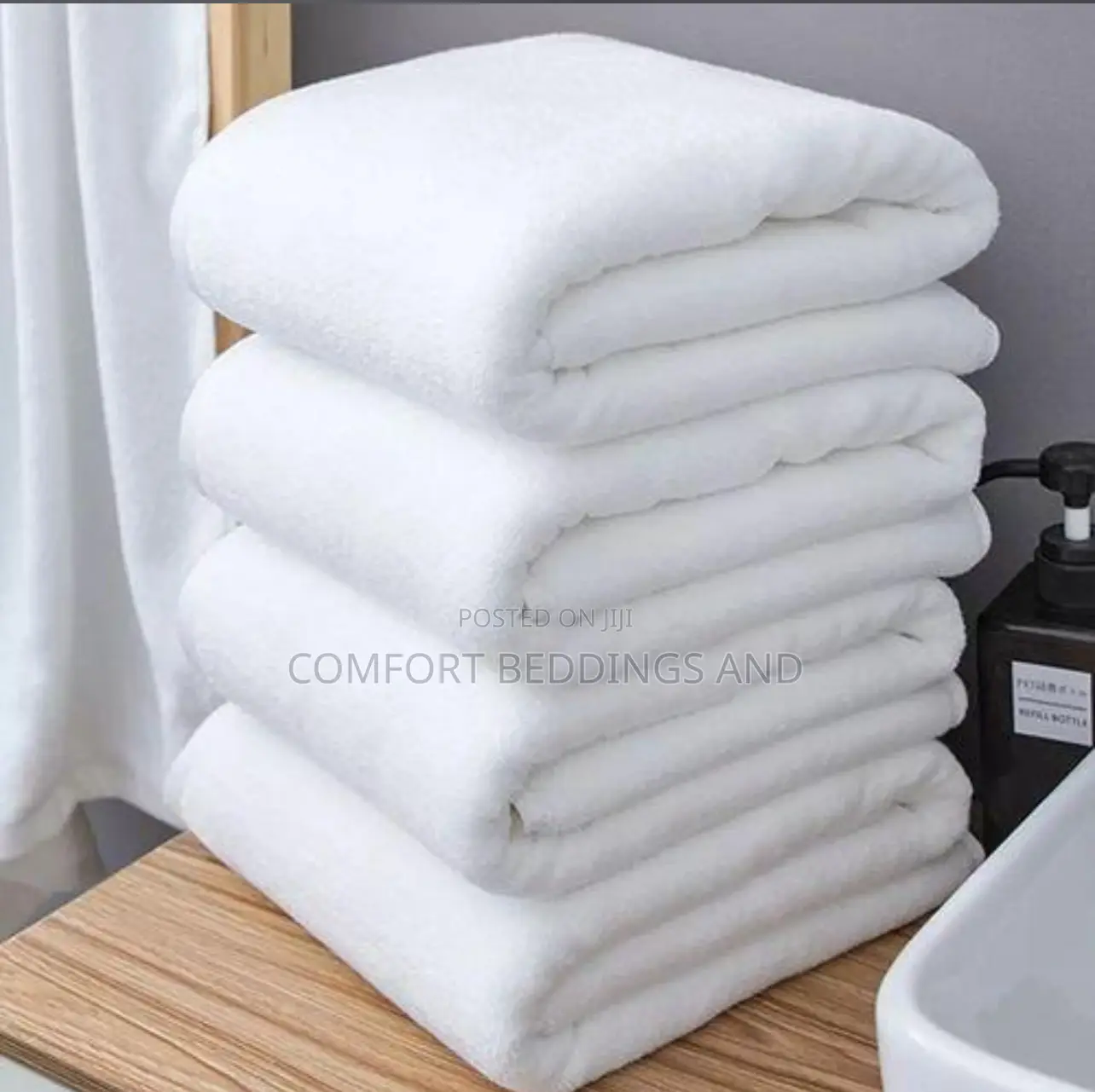 Heavy Cotton Towels White