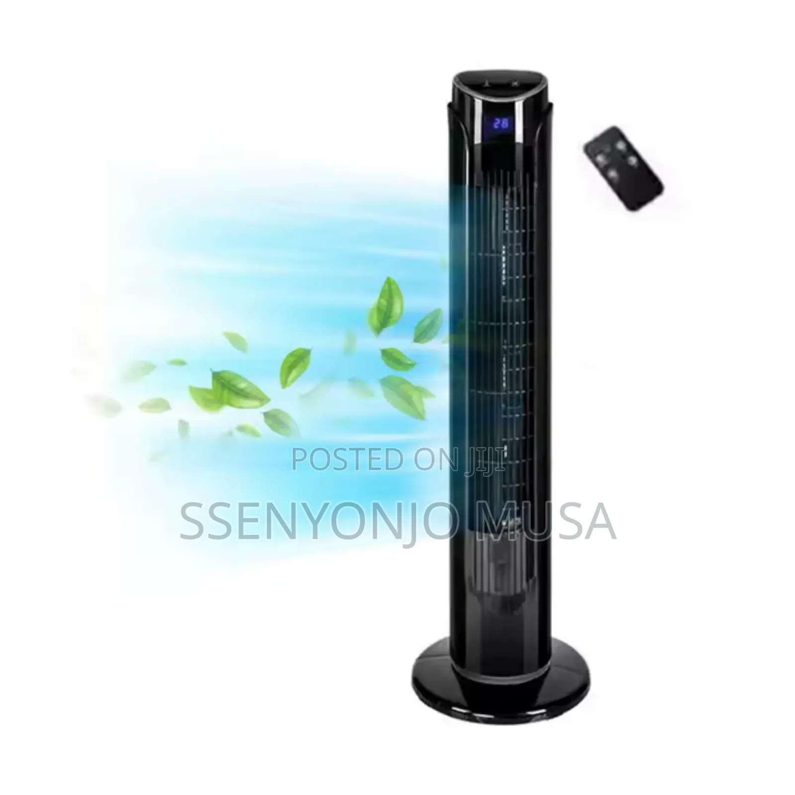 Sanford 46-Inch Tower Fan–55w Powerful Cooling Fan With Remote Control