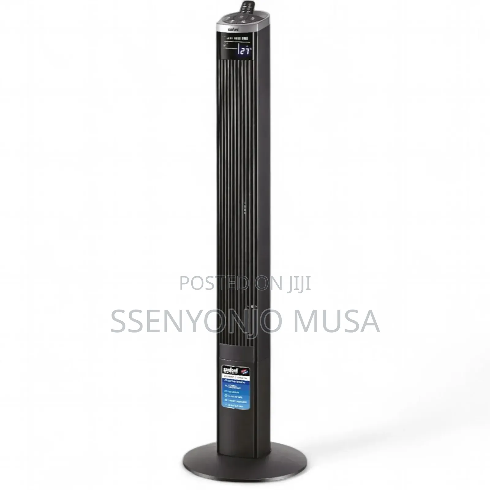 Sanford 46-Inch Tower Fan–55w Powerful Cooling Fan With Remote Control