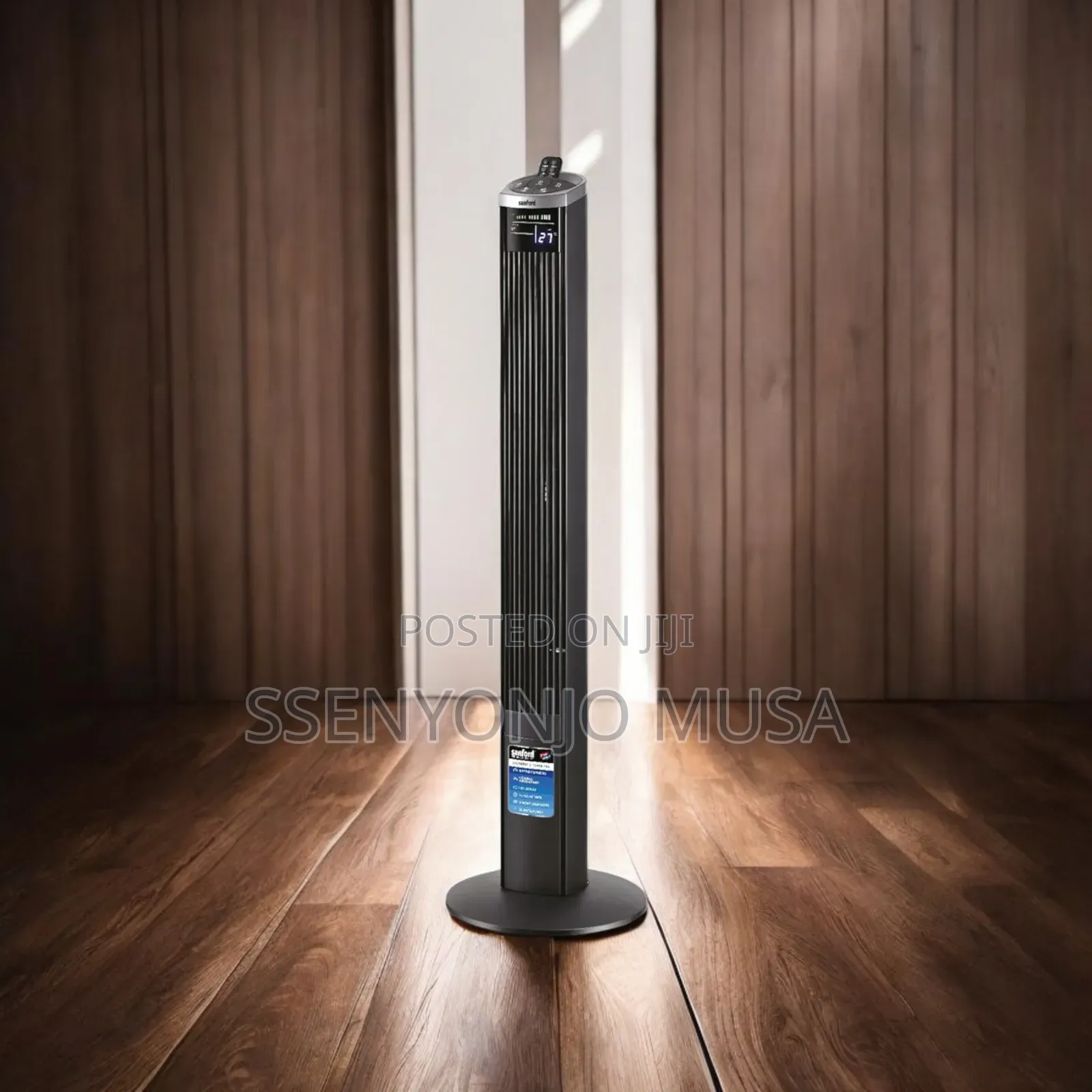 Sanford 46-Inch Tower Fan–55w Powerful Cooling Fan With Remote Control