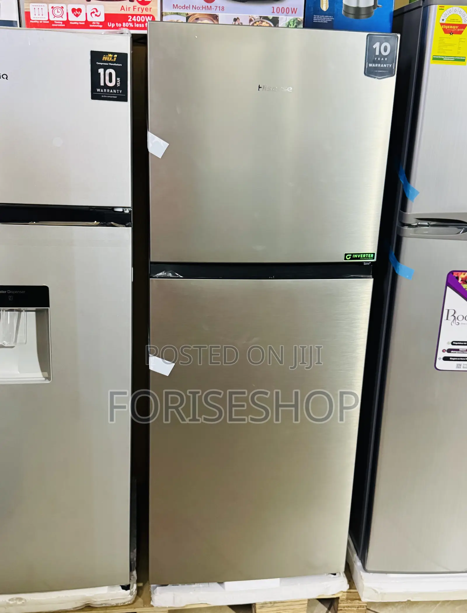Hisense 266 Litres Double Door Fridge No Frost