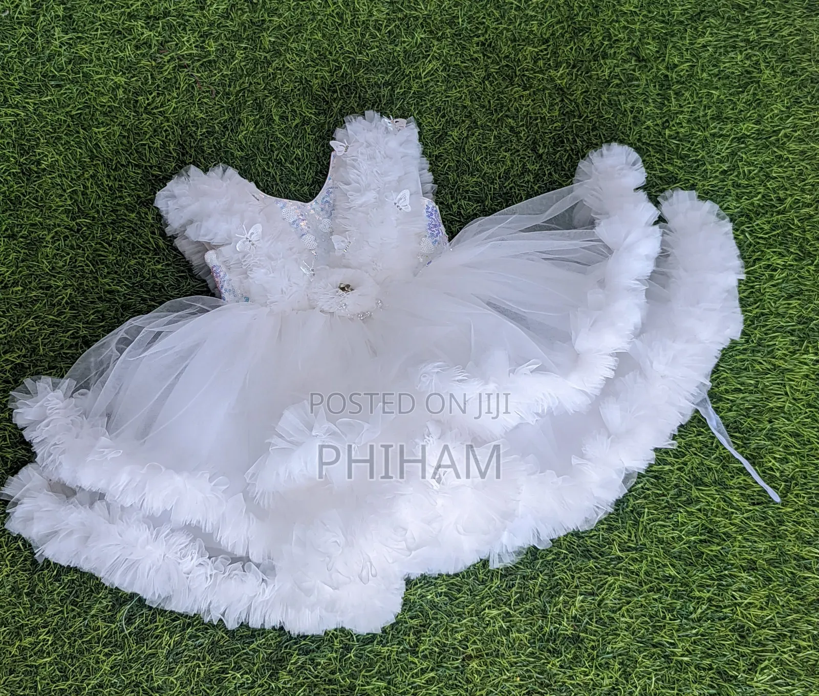 White Kids Party Dress(9m-4yrs)