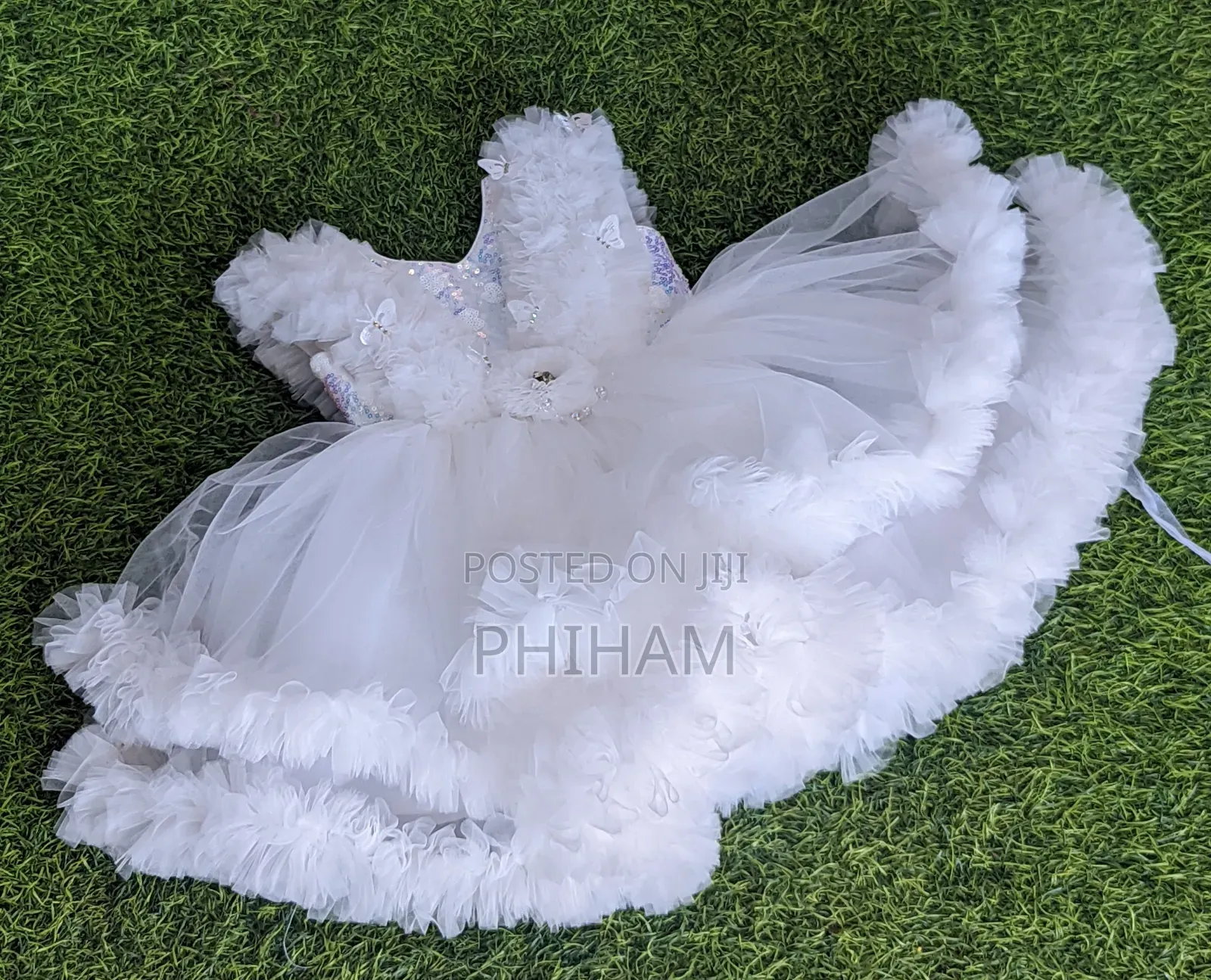 White Kids Party Dress(9m-4yrs)