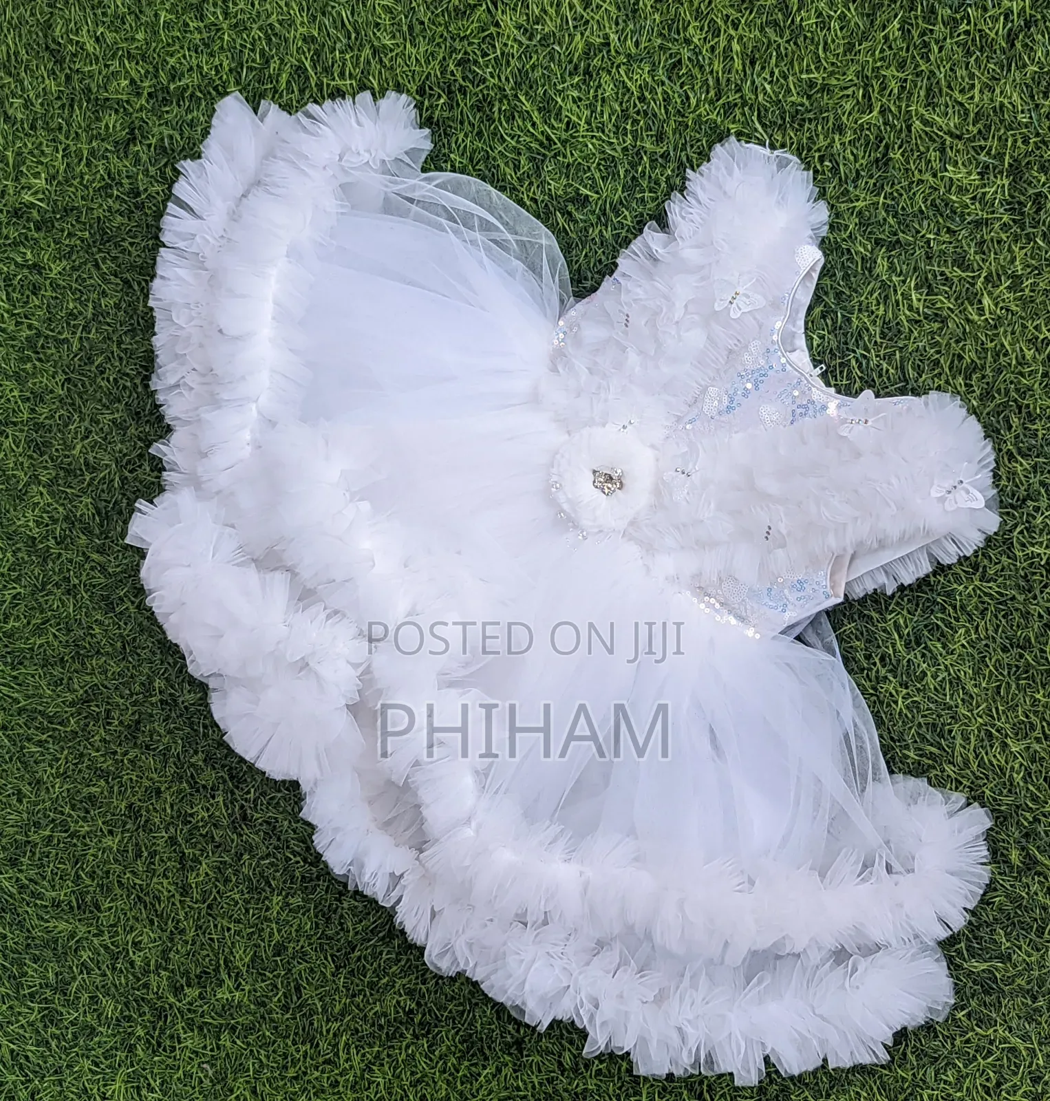 White Kids Party Dress(9m-4yrs)