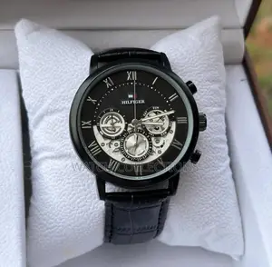 Hilfiger Leather Strap Watches