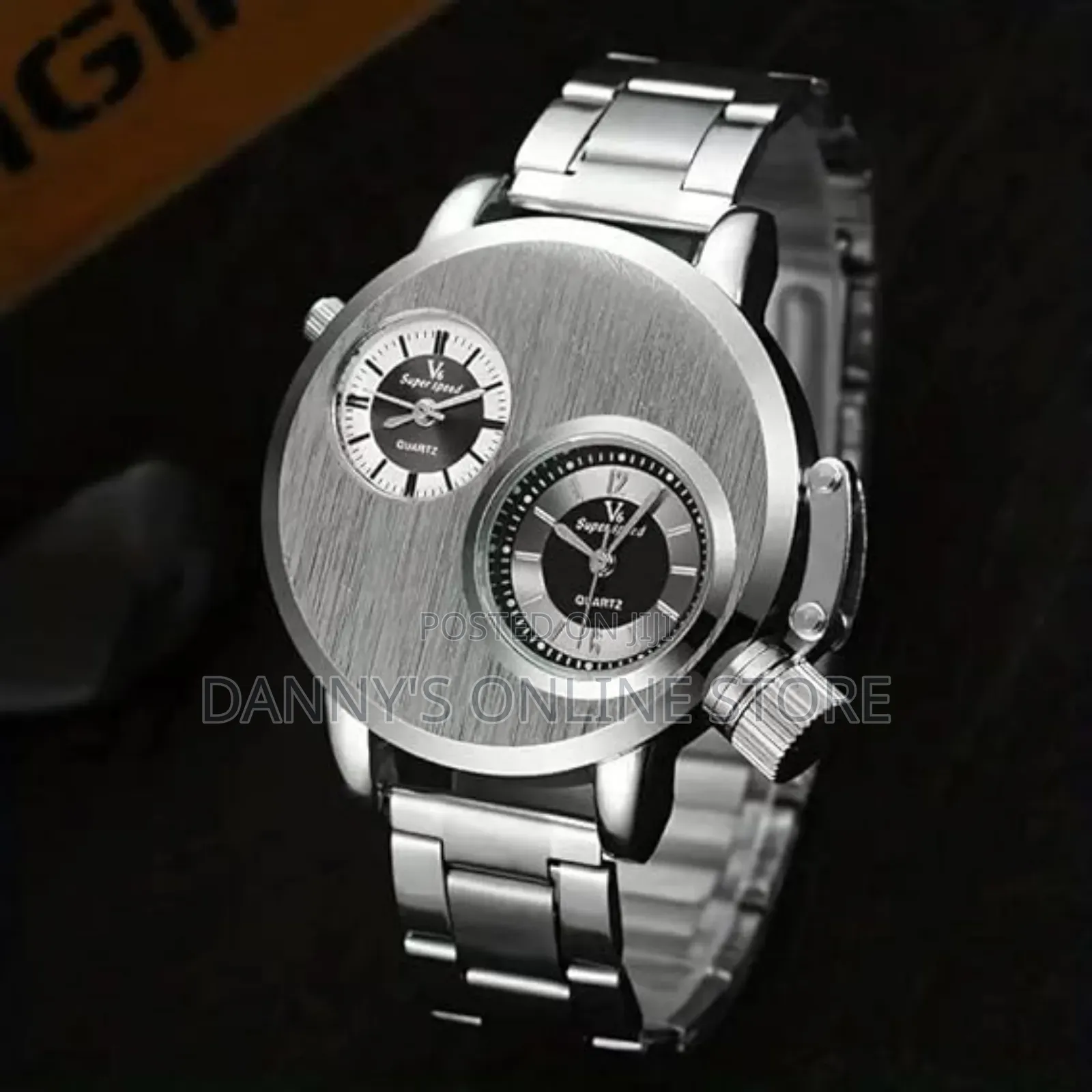 Watch for Men Easter Watch Quartz Stainless Steel Sport Date Wrist