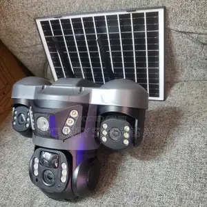 Tripple Lens Solar CCTV Smart Camera With Night Vision and Motion