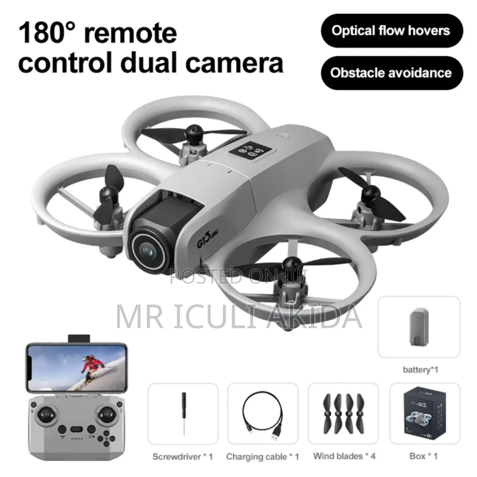 Gt3 Beginners Aerial Photography Brushless Mini Quadcopter Drone