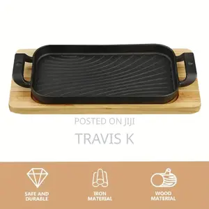 Rectangular Cast Iron Steak Platter