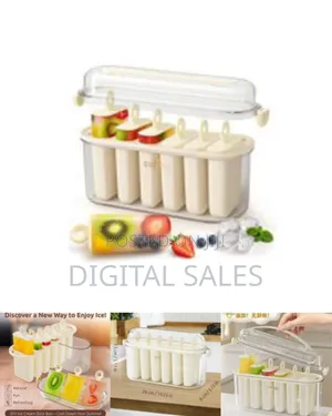 Premium 6-Mold Popsicle Maker Set (120ml Each) With Anti-Spill Lid,