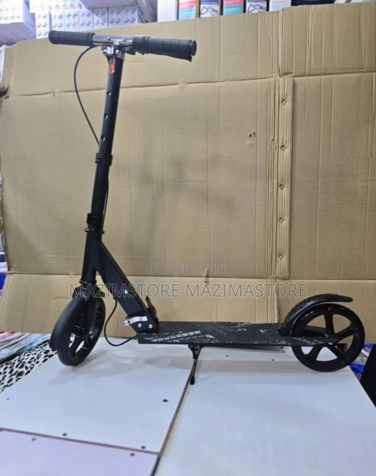 Adult/Teen Folding Kick Scooter With Large Wheels - Multicolor