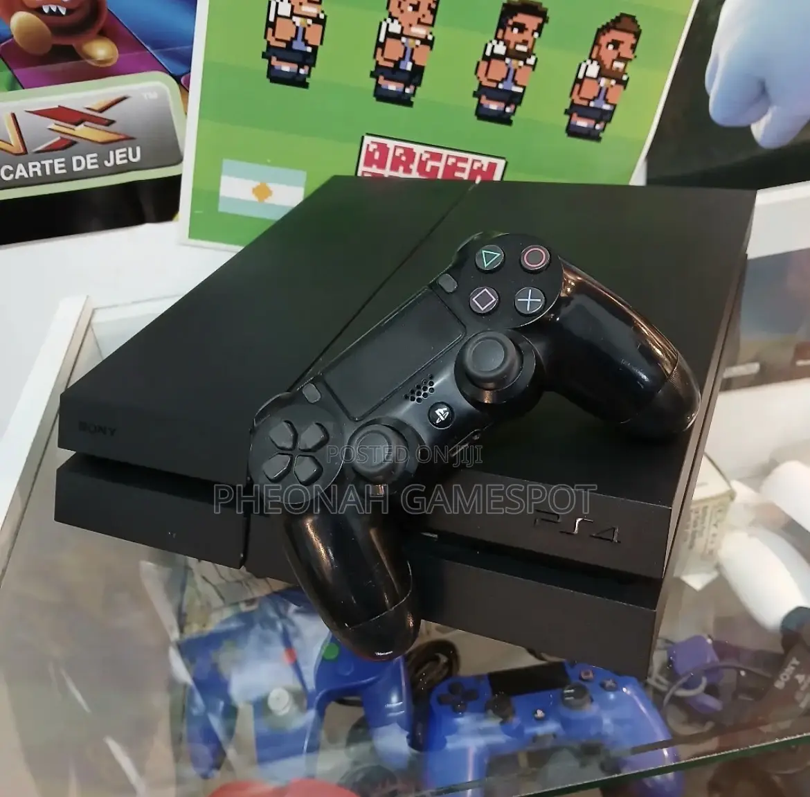 Ps4 With Two Controllers and 18 Games Installed, Perfect Quick Setup.