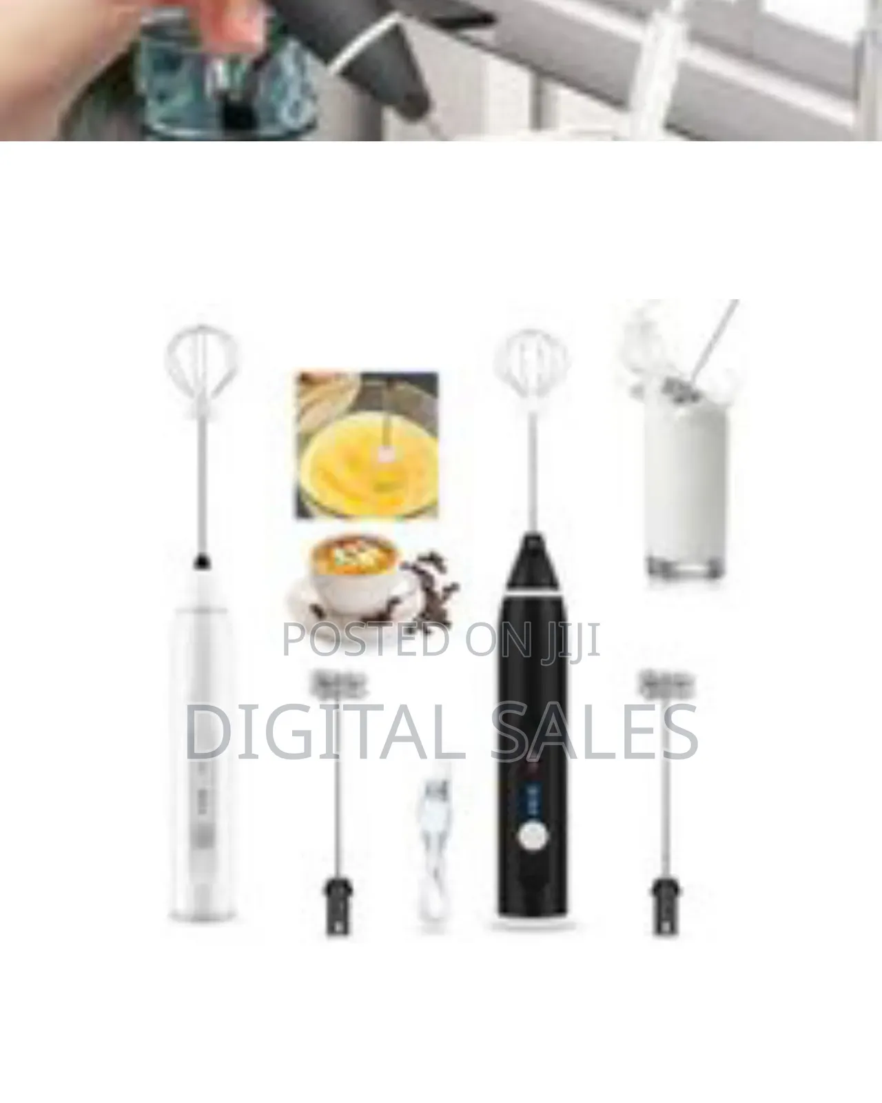 Milk Frother, Coffee Frother, Electric Whisk for Baking, Handheld