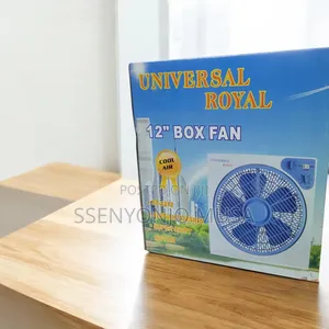 Universal Royal St-1212 12" Box Fan - Quiet, Powerful-