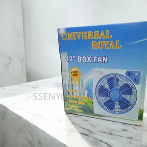 Universal Royal St-1212 12" Box Fan - Quiet, Powerful-