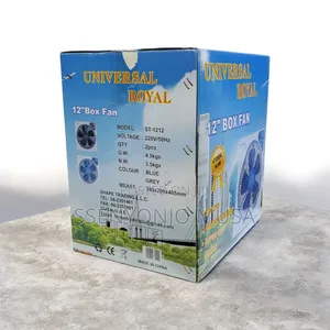 Universal Royal 12" Box Fan - Super Quiet, E Design, St-1212