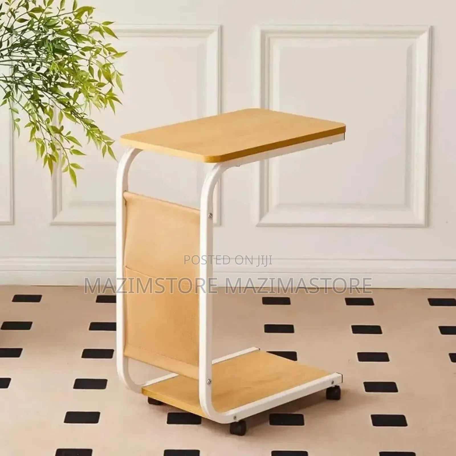 C - Shaped Movable Coffee Table