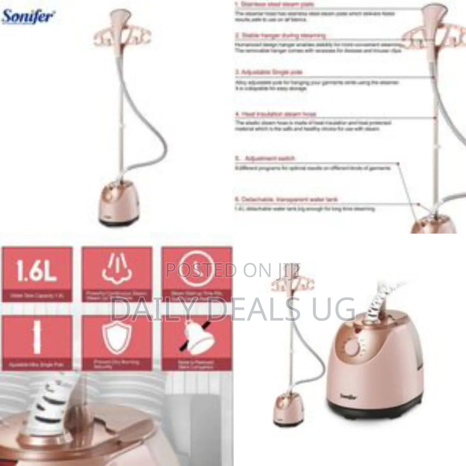 Sonifer Sf-9087 Professional Home Youse 1.Ql Water Tank Vertical Stand