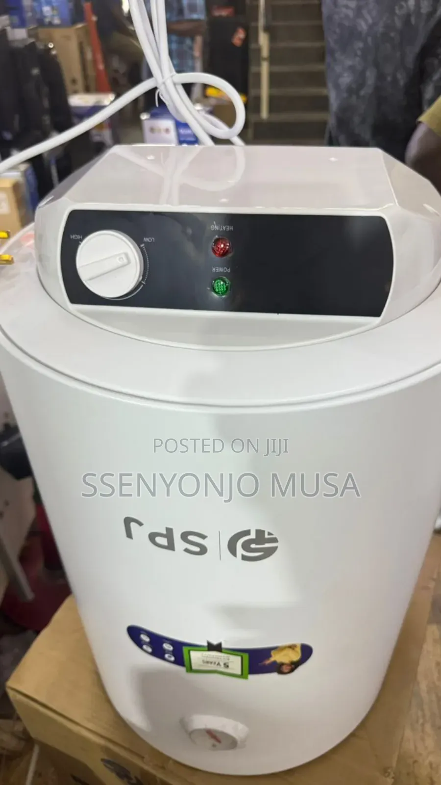 Spj 50l Electric Water Heater – 2000w Instant Heating, 30°–75°C.
