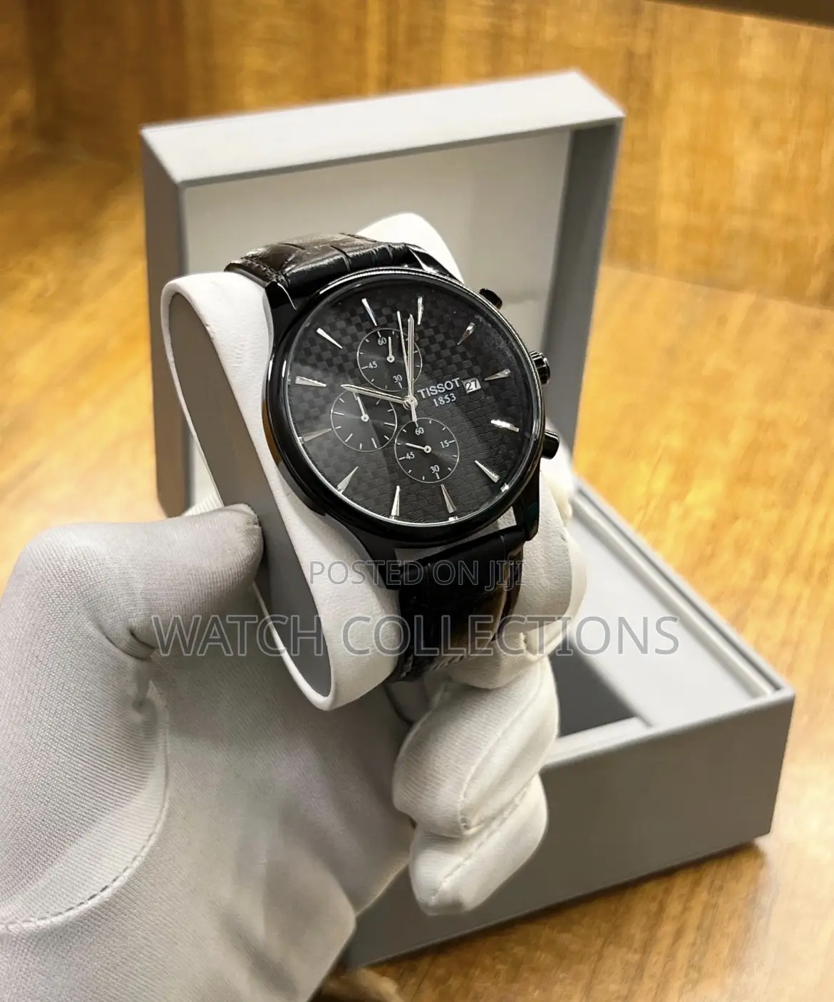 1853 Tissot Mens Leather Watch