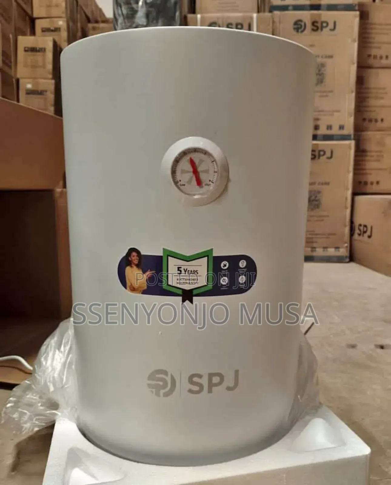 Spj 50l Electric Water Heater – 2000w Instant Heating, 30°–75°C.