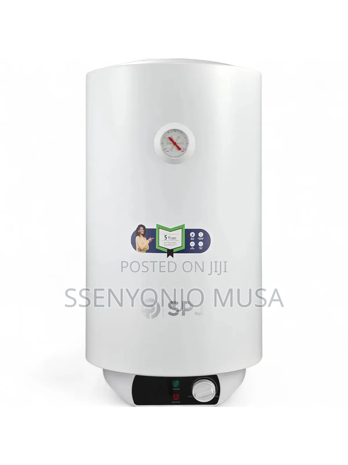 Spj 50l Electric Water Heater – 2000w Instant Heating, 30°–75°C.