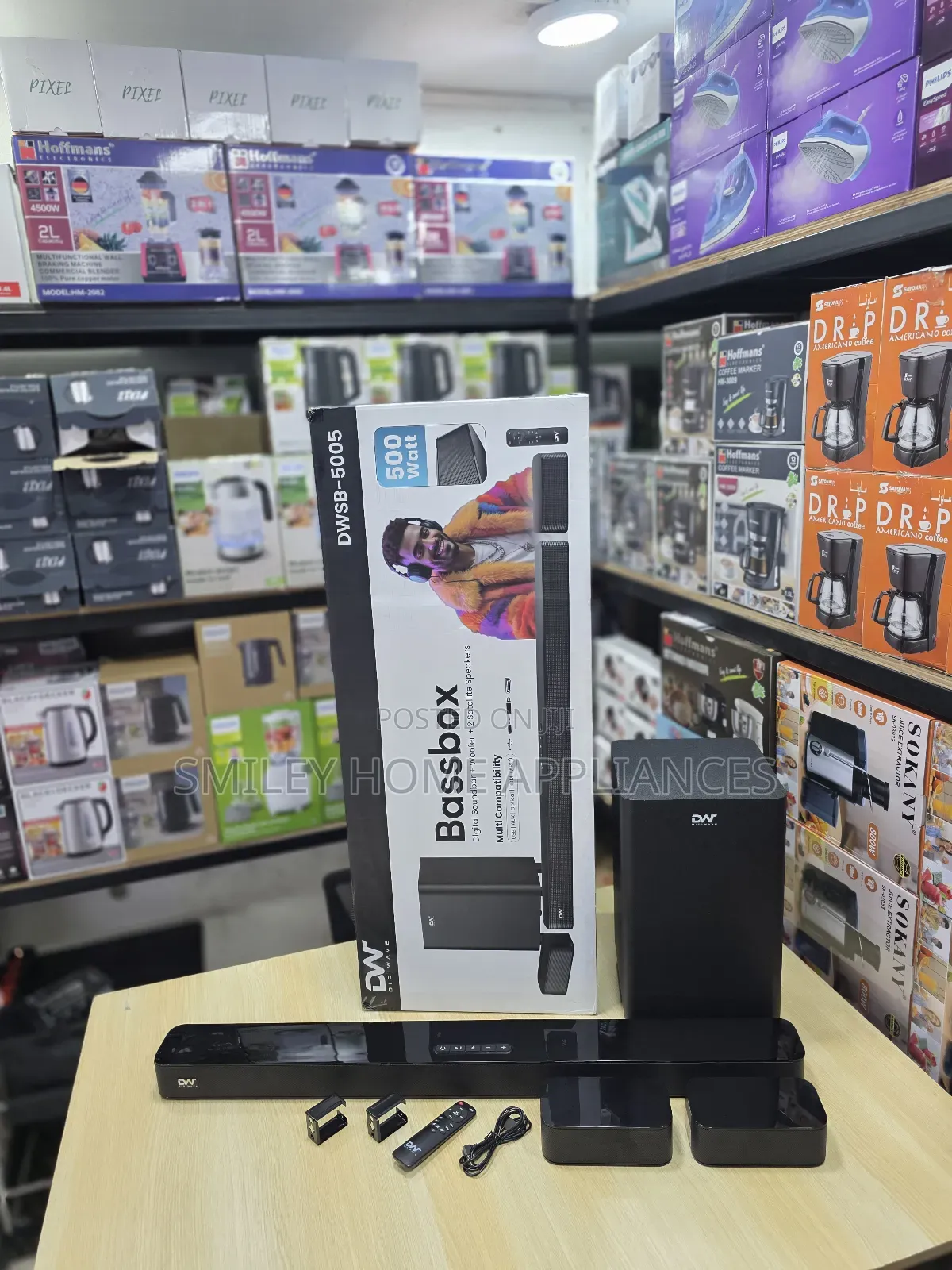 Dw 500watts 5.1channel Soundbar at 20% Discount Price Sales