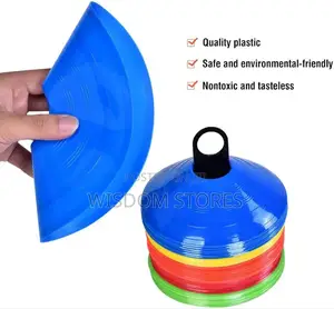 10pcs Football Disc Cones Set