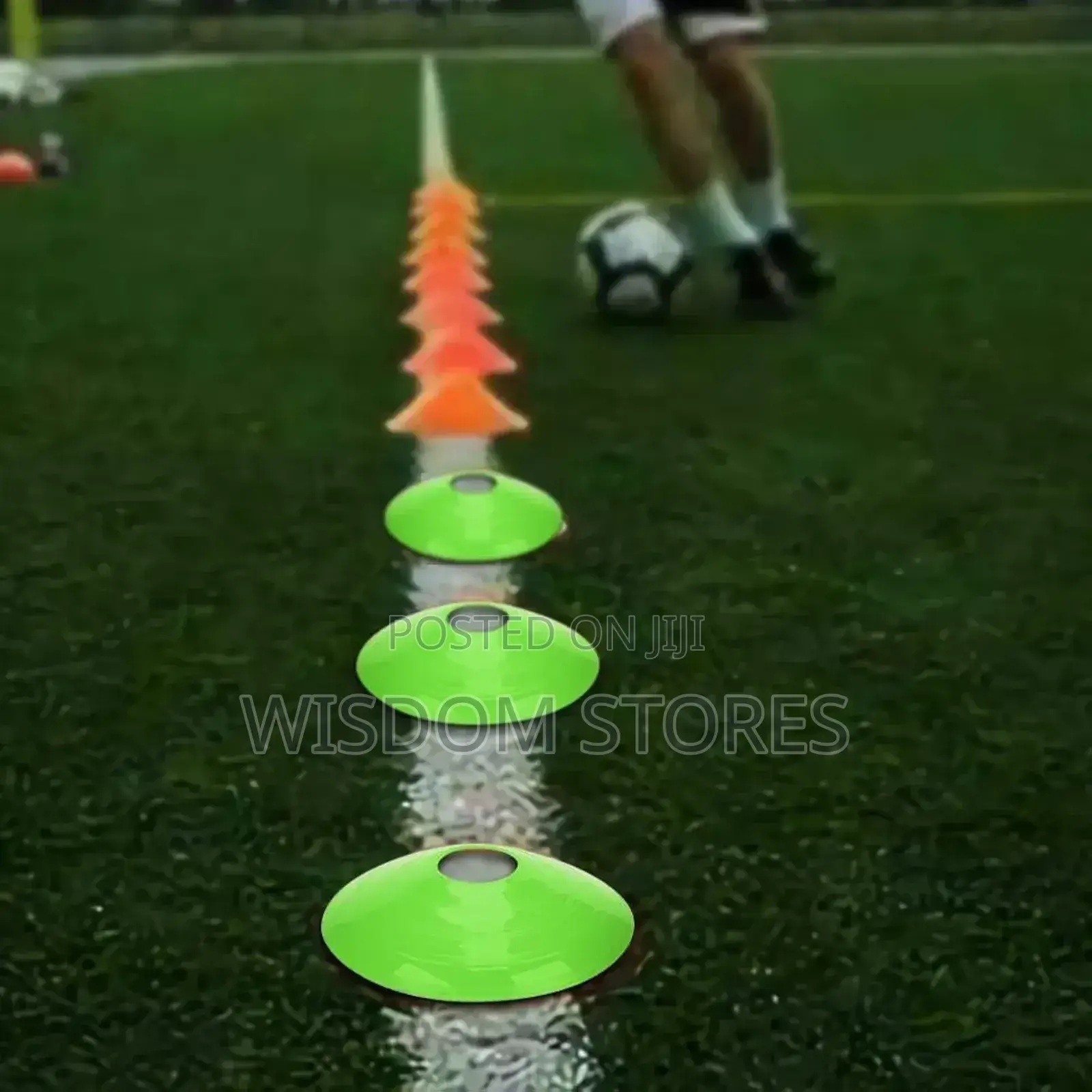 10pcs Football Disc Cones Set