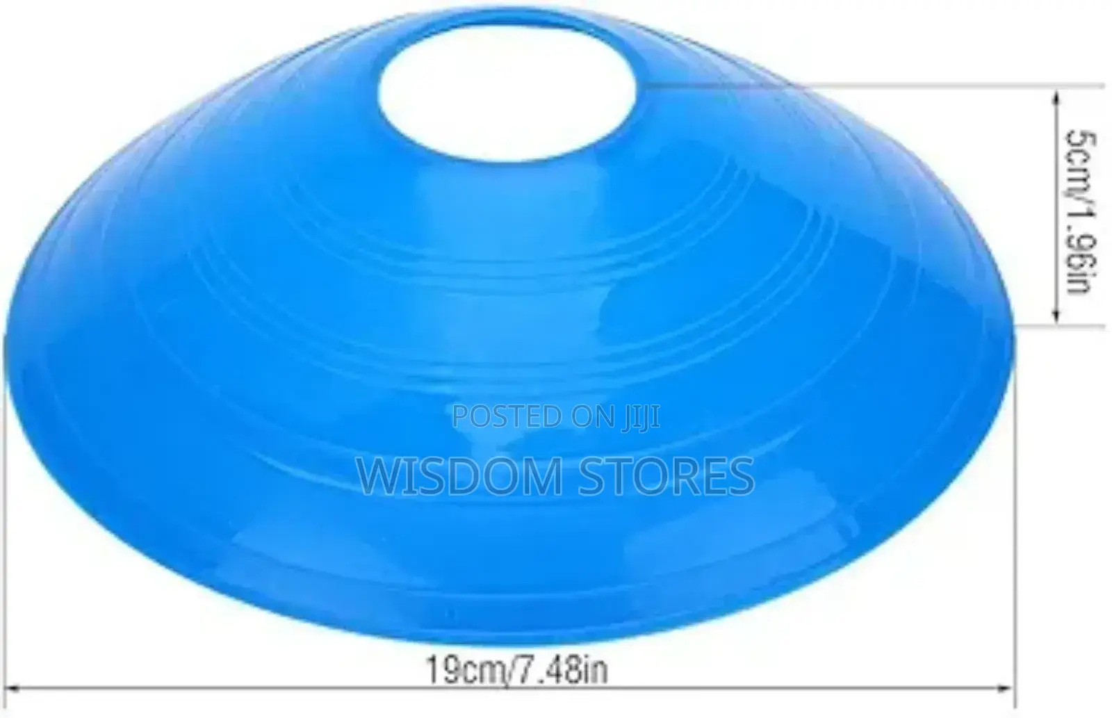 10pcs Football Disc Cones Set