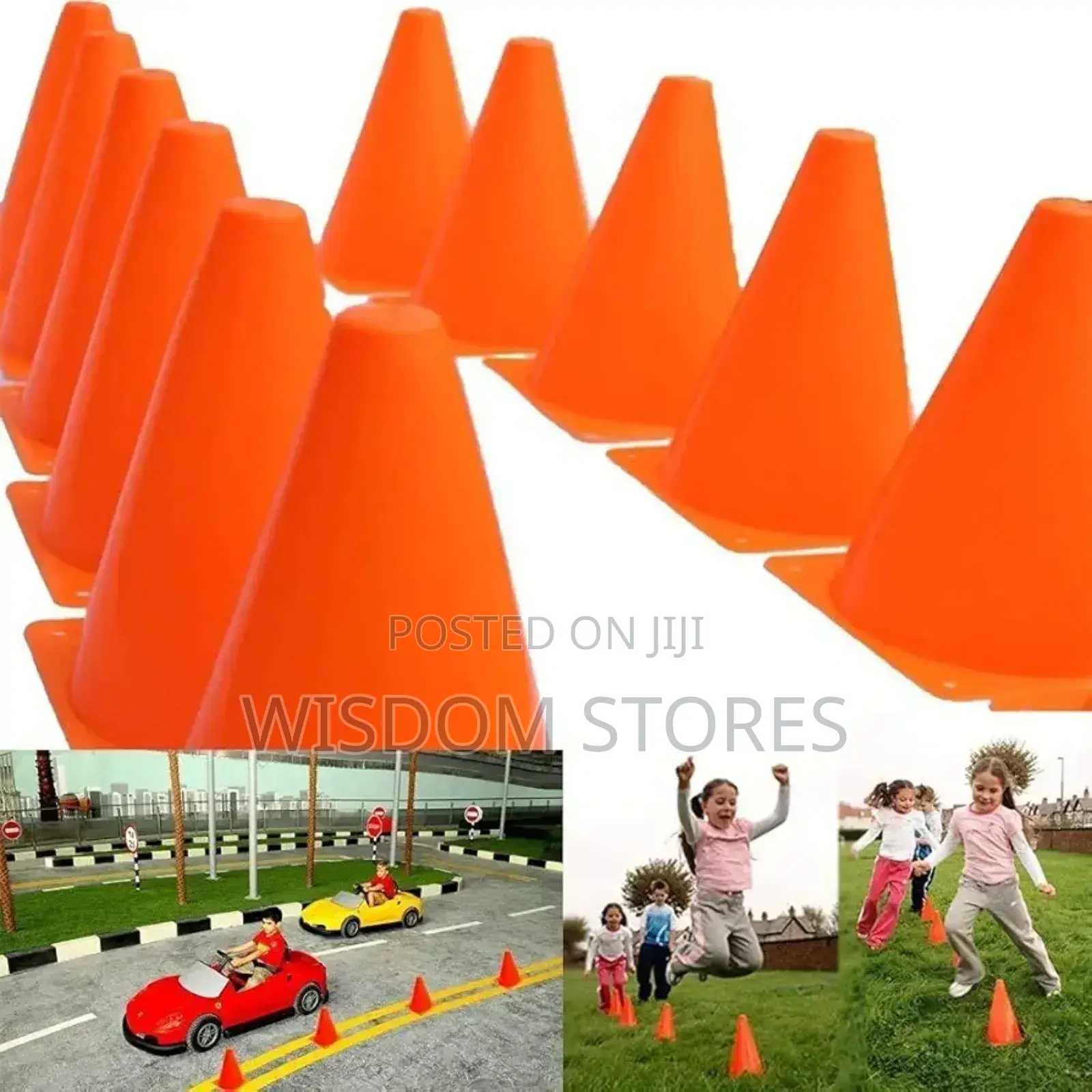 10pcs Traffic Cones for Sports