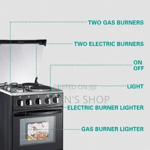 Winning Star Electric Cooker With Gas Burners