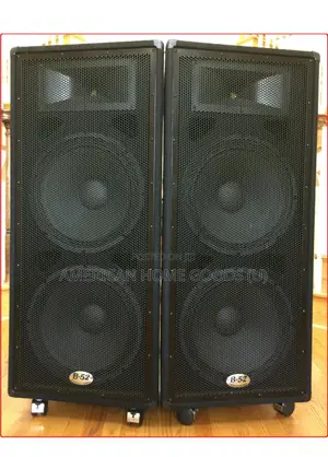 B-52 Usa Pro Mx-1515 Pair of Pa Speakers 2x600 Watts, Pro Cables