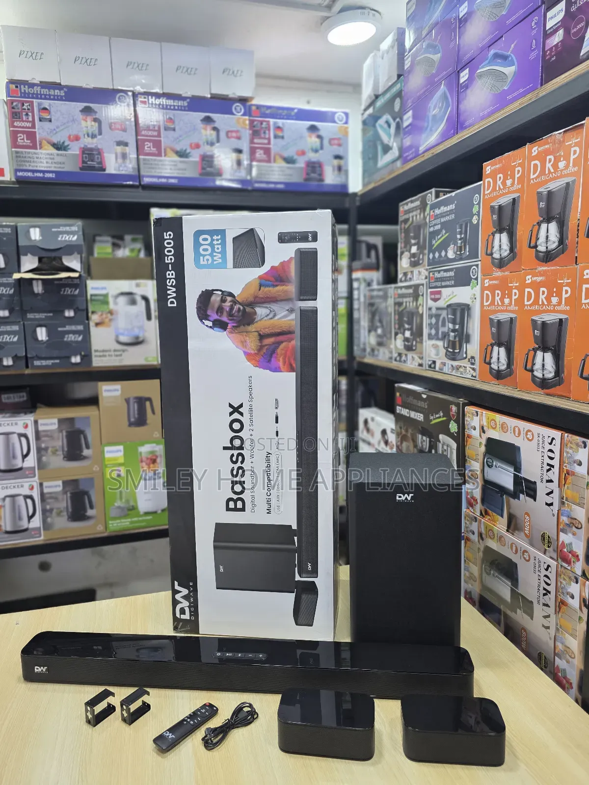 5.1channel 500 Watts Dw Deep Bass Bluetooth Soundbar at Beeyi Powa