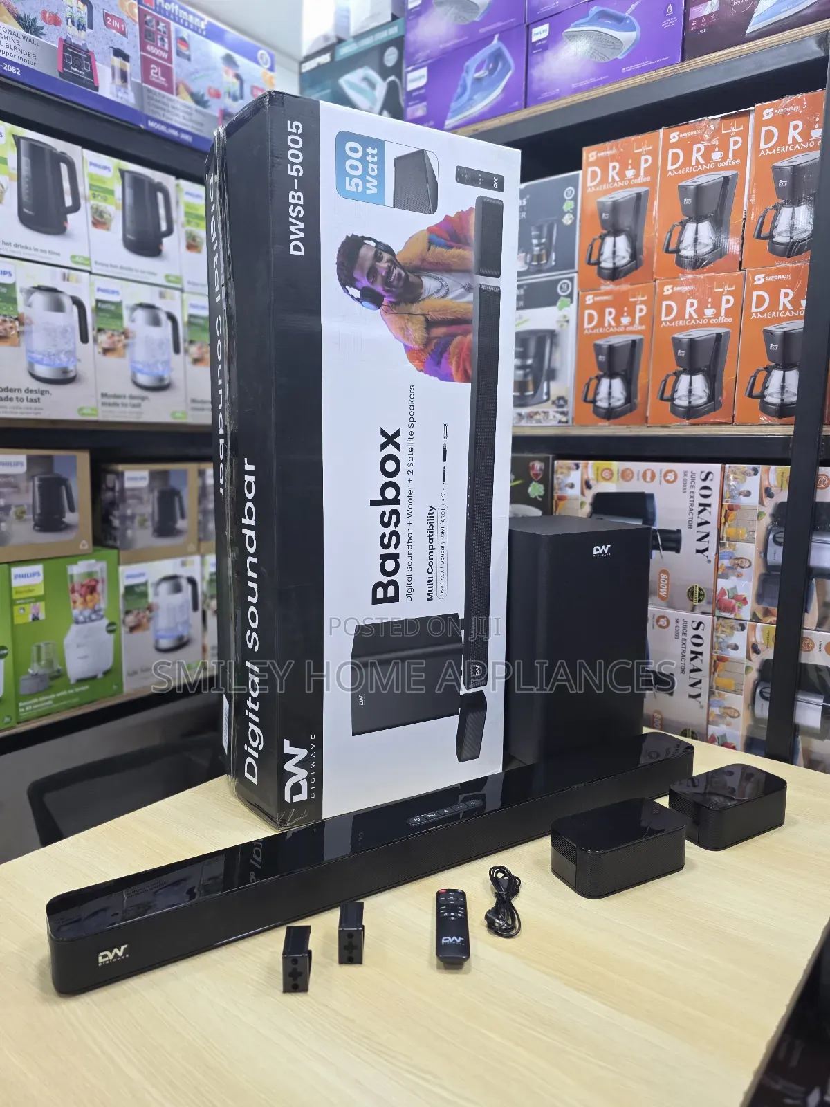 5.1channel 500 Watts Dw Deep Bass Bluetooth Soundbar at Beeyi Powa