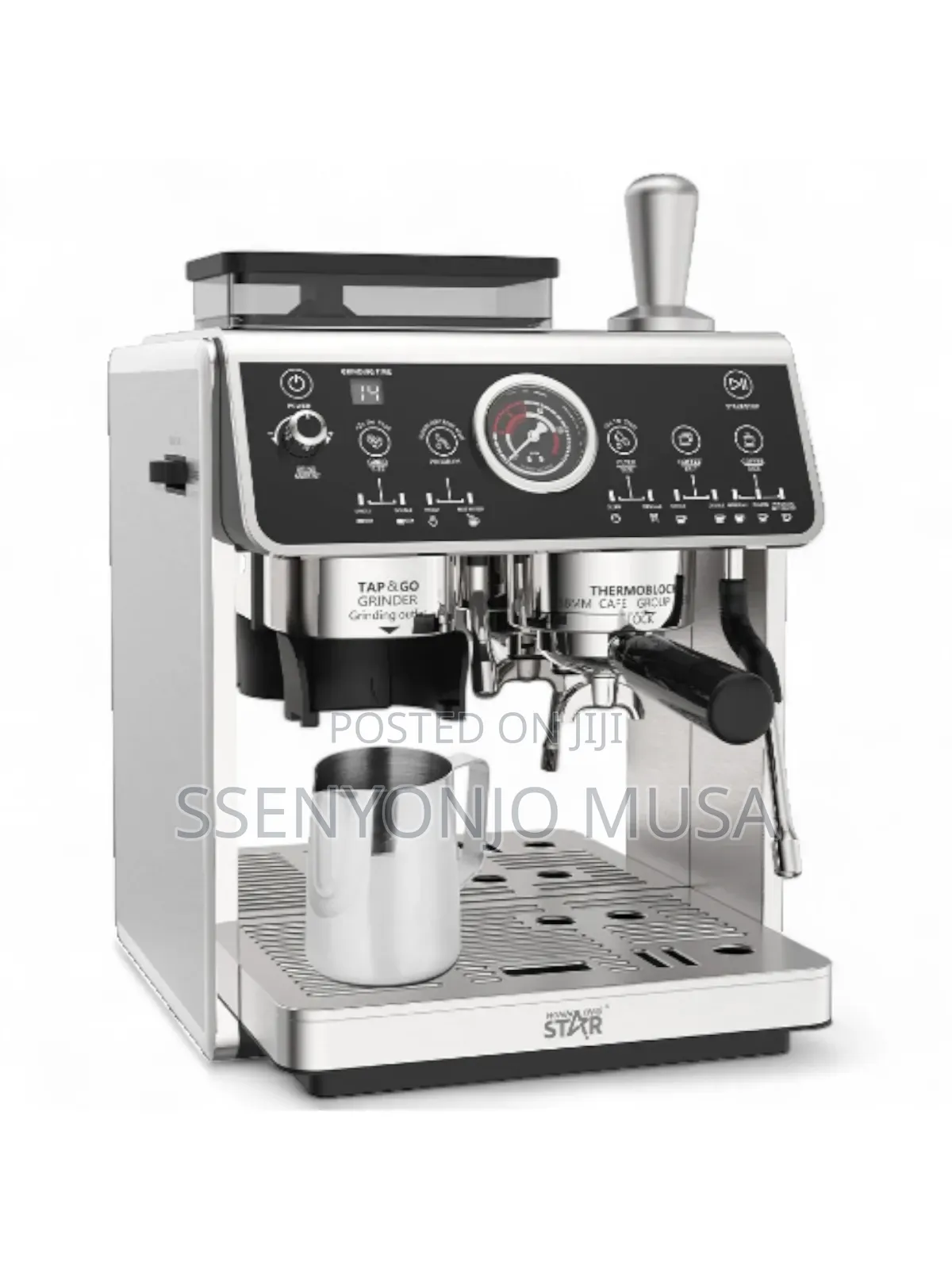 Winning Star Automatic Espresso Coffee Maker –20 Bar 2800w, 2.7l Tank